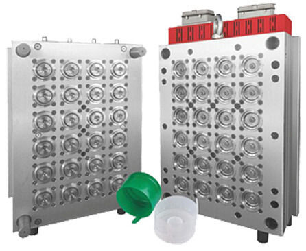 Moule d'injection à bouchon à capuche multi-cavité pour fermetures de bouteilles en plastique