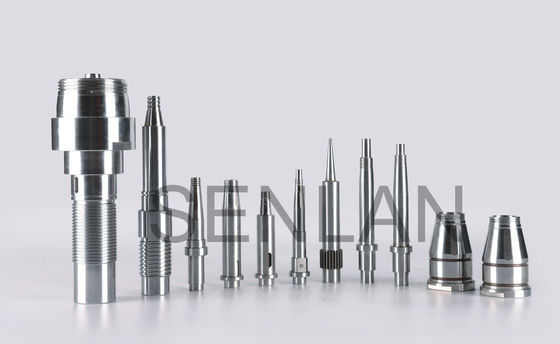 H13 (1.2344) Noyaux filetés pour moules de bouchons cosmétiques | Pièces de précision 48-52 HRC