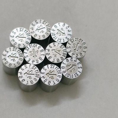 Insert de date de type OPITZ - SUS420 Stamps réglables de moule en acier inoxydable