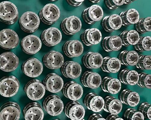 Des inserts de moules à plusieurs cavités.