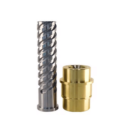 Machinerie CNC personnalisée à haute précision, noyaux de dévissage filetés et écrous de plomb avec dureté HRC58-64 et norme DME/HASCO/MISUMI